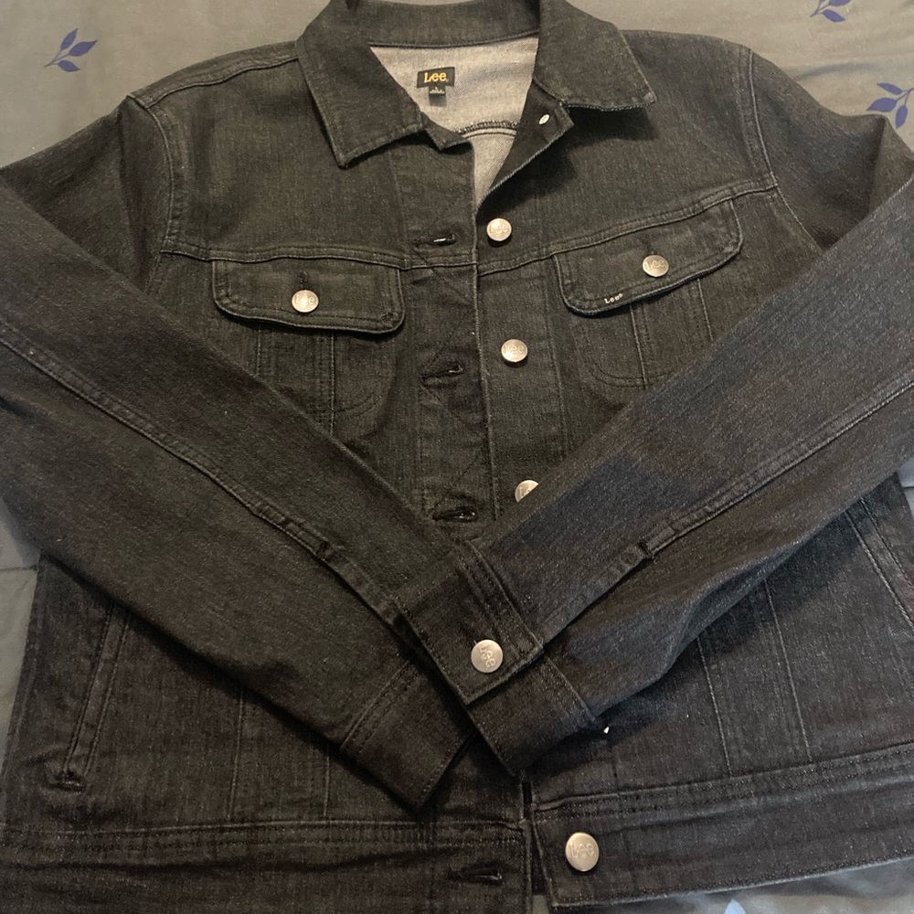NWOT Lee Black Denim Jacket